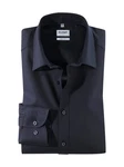 OLYMP Businesshemd Level Five Dunkelblau/Schwarz