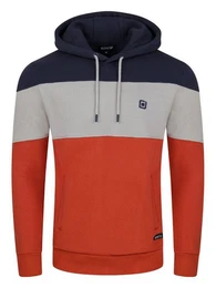 Kapuzenpullover Herren Hoodie RIVRemo Regular Fit Longsleeve Colourblocking Sweatshirt mit Kngurutasche