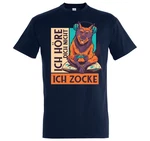 Youth Designz T-Shirt Ich Hre Dich Nicht, Ich Zocke Braun/Lila/Rot/Dunkelblau