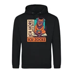 Youth Designz Kapuzenpullover Ich Hre Dich Nicht Ich Zocke Herren Hoodie Schwarz