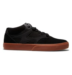 DC Shoes Kalis Vulc Mid Sneaker Schwarz/Braun/Dunkelbraun/Orange