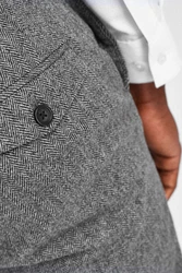 Next Anzughose Nova Fides Tailored Fit Dunkelgrau/Grau/Hellgrau