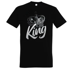 Youth Designz T-Shirt King Krone Herren Shirt Schwarz/Rot/Lila/Bordeaux/Grün