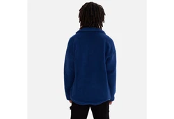 COFI Casuals Winterjacke Oversize Jacke Teddy Dunkelblau/Blau/Hellblau/Braun/Orange