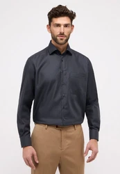 Eterna Langarmhemd COMFORT FIT Dunkelgrau/Dunkelblau/Dunkelrot/Grau