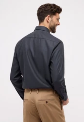 Eterna Langarmhemd COMFORT FIT Dunkelgrau/Dunkelblau/Dunkelrot/Grau