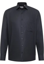 Eterna Langarmhemd COMFORT FIT Dunkelgrau/Dunkelblau/Dunkelrot/Grau