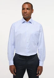 Eterna Langarmhemd COMFORT FIT Hellblau