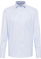 Eterna Langarmhemd COMFORT FIT Hellblau