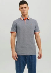Jack & Jones Poloshirt JJEPAULOS POLO SS NOOS Orange/Rot/Grau/Hellgrau/Dunkelgrau