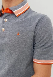 Jack & Jones Poloshirt JJEPAULOS POLO SS NOOS Orange/Rot/Grau/Hellgrau/Dunkelgrau