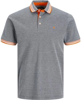 Jack & Jones Poloshirt JJEPAULOS POLO SS NOOS Orange/Rot/Grau/Hellgrau/Dunkelgrau