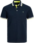 Jack & Jones Poloshirt JJEPAULOS POLO SS NOOS Dunkelblau