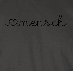 Shirtracer T-Shirt Herzensmensch Geschenk Grün