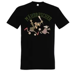 Youth Designz T-Shirt Mhdrescher Herren Shirt mit Frontprint Silber/Grün