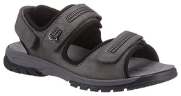 Waldlufer Harald Sandale, Sommerschuh, Klettschuh, Outdoorsandale, mit Klettriemchen, H-Weite