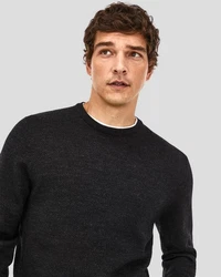 Hackett London Strickpullover Strickjacke uni regular fit 