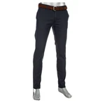 Alberto Chinohose Chino ROB Businesshose Cotton Slim Fit Dunkelblau/Hellblau