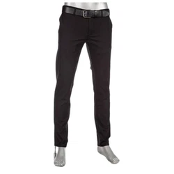 Alberto Chinohose Chino ROB Businesshose Cotton Slim Fit Rot/Schwarz