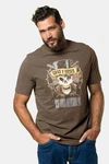 JP1880 T-Shirt Bandshirt Guns n Roses Khaki/Gelb/Braun/Grau