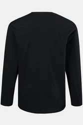 JP1880 T-Shirt Langarmshirt Basic Schwarz/Dunkelblau
