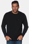 JP1880 T-Shirt Langarmshirt Basic Schwarz/Dunkelblau JP1880 T-Shirt Langarmshirt Basic Schwarz/Dunkelblau