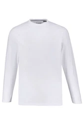 JP1880 T-Shirt Langarmshirt Basic Hellblau/Weiß/Creme/Grau