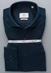 Eterna Langarmhemd Hemd Dunkelblau/Blau