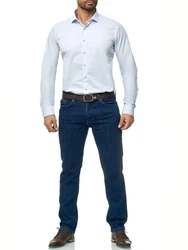 BARBONS Businesshemd Tailored-Fit Langarm 