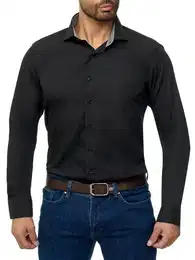 Businesshemd Bgelleicht Tailored-Fit Langarm