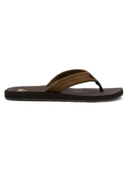 Quiksilver Carver Suede Core Sandale Braun/Dunkelbraun/Beige