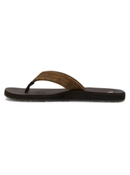 Quiksilver Carver Suede Core Sandale Braun/Dunkelbraun/Beige