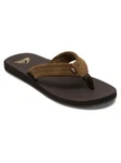 Quiksilver Carver Suede Core Sandale Braun/Dunkelbraun/Beige