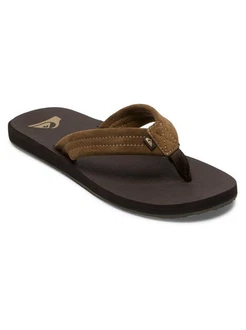 Quiksilver Carver Suede Core Sandale Braun/Dunkelbraun/Beige