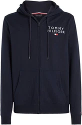 Tommy Hilfiger Underwear Sweatjacke FZ HOODIE HWK mit Logoaufdruck marine/rot/wei