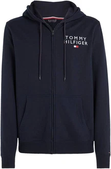 Tommy Hilfiger Underwear Sweatjacke FZ HOODIE HWK mit Logoaufdruck marine/rot/wei