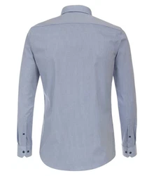 Redmond Langarmhemd Slim Fit Button-Down-Kragen (231710130) Dunkelblau/Grau/Blau/Hellblau