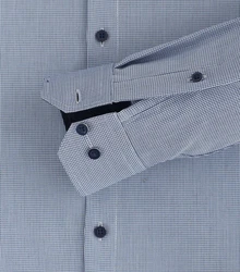 Redmond Langarmhemd Slim Fit Button-Down-Kragen (231710130) Dunkelblau/Grau/Blau/Hellblau