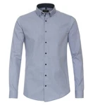Redmond Langarmhemd Slim Fit Button-Down-Kragen (231710130) Dunkelblau/Grau/Blau/Hellblau