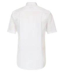 Redmond Kurzarmhemd Regular Fit Weiß/Creme