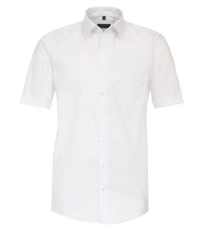 Redmond Kurzarmhemd Regular Fit Weiß/Creme Redmond Kurzarmhemd Regular Fit Weiß/Creme
