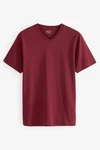 Next T-Shirt Essential V-Ausschnitt Dunkelrot/Bordeaux Next T-Shirt Essential V-Ausschnitt Dunkelrot/Bordeaux
