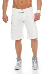 Cargoshorts Herren Shorts PARACHUTE (mit abnehmbarem Grtel) Shorts, kurze Hose, unifarben