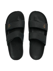QUIKSILVER Pantolette Schwarz/Dunkelgrün