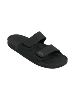 QUIKSILVER Pantolette Schwarz/Dunkelgrün