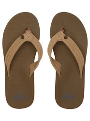 Quiksilver Carver Suede Core Sandale Braun