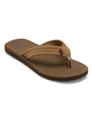 Quiksilver Carver Suede Core Sandale Braun