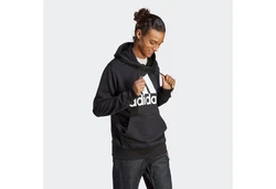 adidas Sportswear Kapuzensweatshirt Essentials French Terry Big Logo Hoodie Schwarz