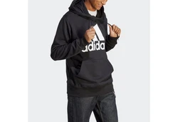 adidas Sportswear Kapuzensweatshirt Essentials French Terry Big Logo Hoodie Schwarz