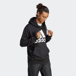 adidas Sportswear Kapuzensweatshirt Essentials French Terry Big Logo Hoodie Schwarz